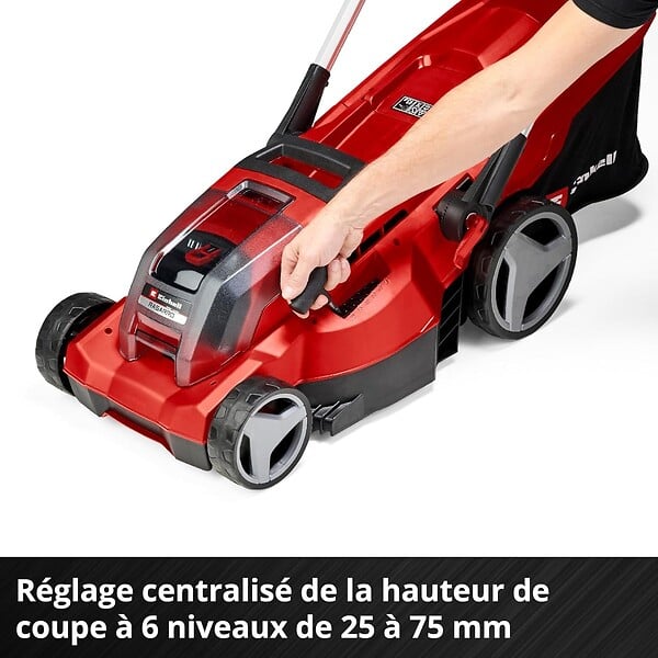 EINHELL - Tondeuse à gazon sans fil RASARRO 36/36 Kit Power X-Change EINHELL 3413282 avec 2 batteries 3,0 Ah et 2 chargeurs - large