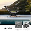 TECTAKE - Chaise longue ergonomique TOULON gris - vignette