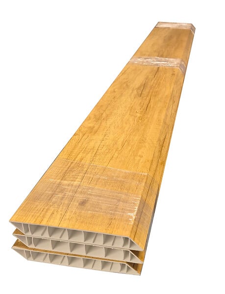 MOREY - Lot 3 lames persiennes chêne moyen de 1790mm - large