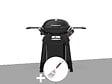 WEBER - Barbecue à gaz Q 2800N+ Chariot noir + Spatule - Weber - vignette