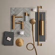 DURAVIT - Mitigeur lavabo Wave M avec vidage bronze brossé - vignette