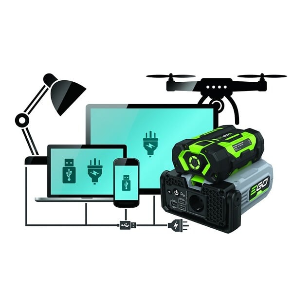 EGO - Pack convertisseur d'énergie Nexus Escape 500 W + Batterie 2,5 Ah - PAD5000E - large