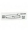 DUNSCH - Couteau à herbe deux dent plat diamètre 25,4mm épaisseur 2,5mm 72050004 - vignette