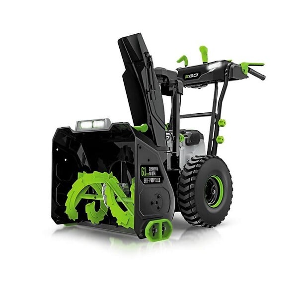 EGO POWER+ - Souffleuse fraise à neige tractée largeur 61 cm 2 batteries chargeur inclus EGO SNT2400E - large
