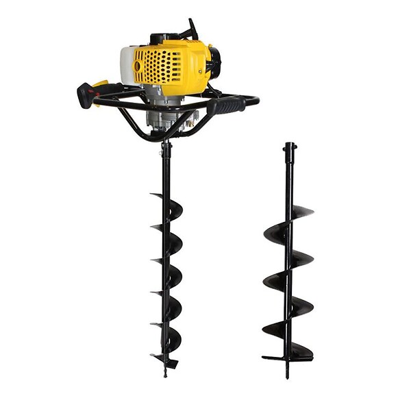 TEXAS - Tarière moteur thermique 52cc TEXAS EA5300 mèches 10 15 cm - large