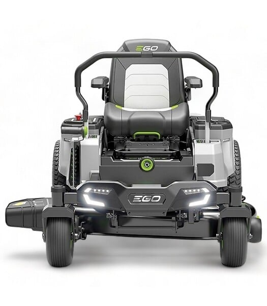 EGO POWER+ - Tondeuse Tracteur à batterie à virage Zéro, largeur de coupe 107 cm, 5 batteries 56V 10Ah - EGO ZT4201E - large