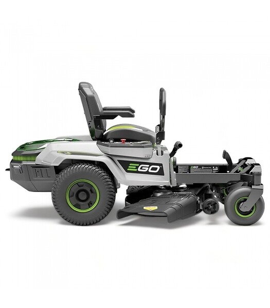 EGO POWER+ - Tondeuse Tracteur à batterie à virage Zéro, largeur de coupe 107 cm, 5 batteries 56V 10Ah - EGO ZT4201E - large
