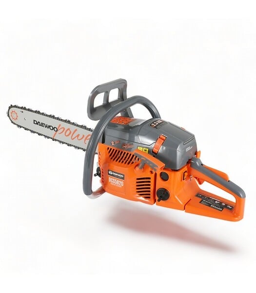 DAEWOO - Tronçonneuse thermique professionnelle 54,6cc 2,3cv guide 50 cm anti vibration DAEWOO DCS5820 - large