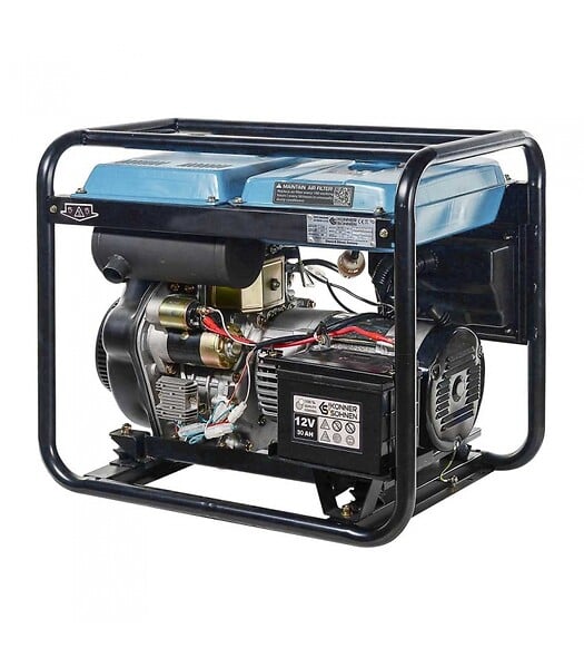 KONNER SOHNEN - Générateur diesel moteur 456cc commutateur 230/400V 6,5kW"Könner & Söhnen" KS 8100HDE-1/3 ATSR - large