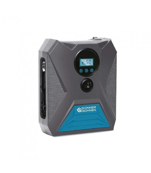 KONNER SOHNEN - Compresseur automobile 120W, 25L/min, 10 bars, Câble de 3 mètres - Könner  Söhnen KS P10 - large