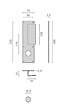 HERACLES - Poignée palière aluminium type Bastille 70x250mm champagne trou de 32 - HERACLES - I-231102TR32 - vignette