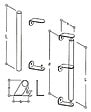 HERACLES - Kit de fixation double inox - HERACLES - KITMB1.1A.38-48 - vignette