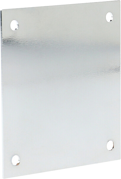 HERACLES - Plaque de propreté 160x90mm PF inox poli F17 épaisseur 0,8mm - HERACLES - 19-0523-9910 - large