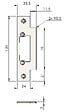HERACLES - Têtière simple inox ULTIMFIT 120mm profil bois - HERACLES - PCA-921X - vignette