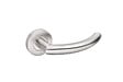 HERACLES - Béquille double sur rosace JADE bec de cane finition inox 1094 - HERACLES - B-INOX-00 - vignette