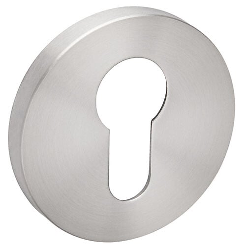HERACLES - Paire de rosaces inox JADE slim type clé I - HERACLES - B-INOX-SL05 - large