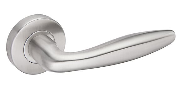 HERACLES - Béquille double JADE semi massive sur rosace bec de cane inox 1594 - HERACLES - B-INOX-12 - large