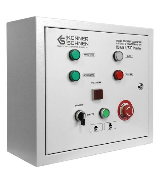 KONNER SOHNEN - Bloc de transfert automatique (ATS) pour générateur diesel -  KS ATS 4/63D-Inverter - large