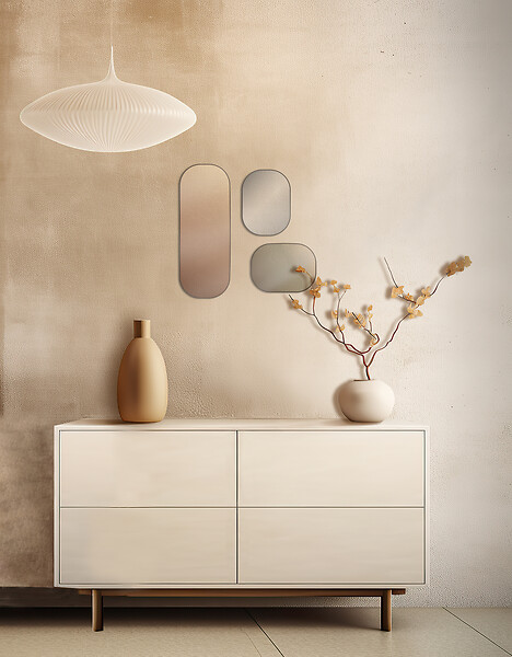 MP GLASS - Coffret 3 miroirs spark - large