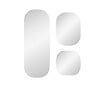MP GLASS - Coffret 3 miroirs muraux funk - Formes organiques - vignette