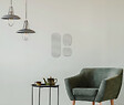 MP GLASS - Coffret 3 miroirs muraux funk - Formes organiques - vignette