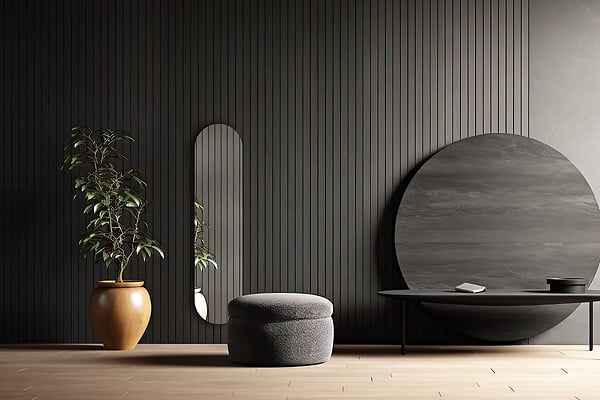 MP GLASS - Miroir oblong MP Glass - Argent - 120x30cm - large