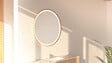 MP GLASS - Miroir LED Swann Wood - Cadre bois - Diam.90cm - vignette