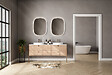 MP GLASS - Miroir LED Céleste 80x60cm - Doré - vignette