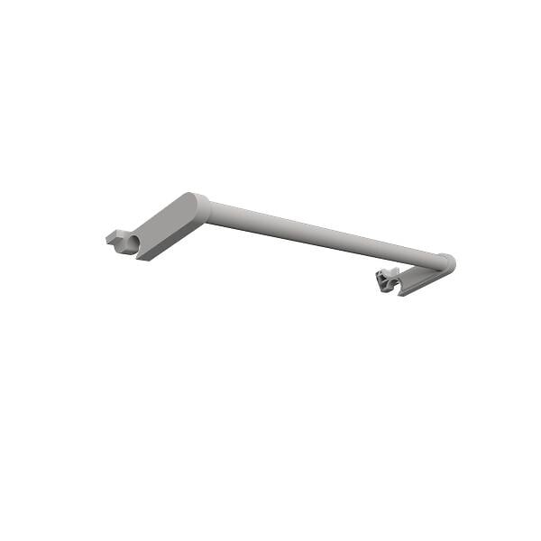 NOIROT - Barre amovible pivotante sèche-serviettes - Blanc 34,8 cm - large