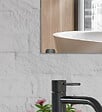 MP GLASS - Fixations miroirs u larges noires - vignette