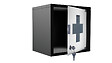 MP GLASS - Armoire de toilette Roma - Noir - 30x30x15cm - vignette
