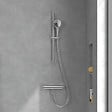 VILLEROY ET BOCH - Mitigeur mécanique douche  Loop & Friends Chrome + Ensemble de douche  Verve Showers 3 jets Chrome - vignette