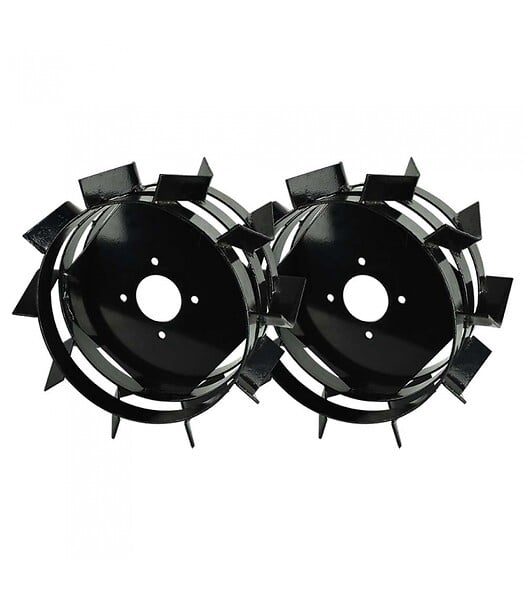KONNER SOHNEN - Roues métalliques à crampons pour motoculteur Könner  Söhnen - KS MW40 - large