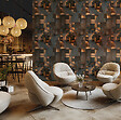 AS CREATION - Papier peint panoramique Geometric Glow - H.280xL.159cm - vignette