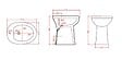 GOMAN SRL - Bidet surélevé céramique ALTO 3 - Blanc - Hauteur 50 cm - Profondeur : 51 cm - Largeur : 37,5 cm - vignette