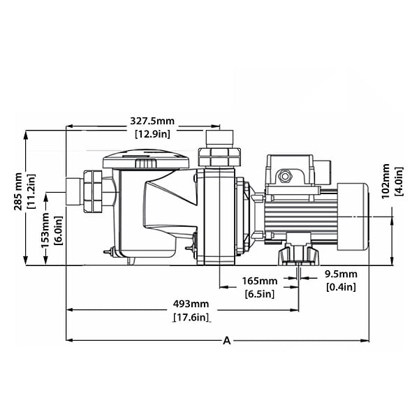 PENTAIR - Pompe Freeflo 0,75 CV / 16 m³/h - Pentair - large