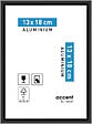 NIELSEN - Cadre aluminium Accent 13x18 - Noir - L.19xH.14cm - vignette