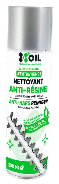 X'OIL - Anti Résine Bio - Aérosol nettoyant et lubrifiant - 200ml - large