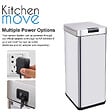 KITCHEN MOVE - Poubelle automatique inox PARKSIDE argent 50L - vignette