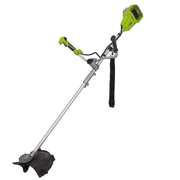 VITO - Débroussailleuse et Coupe bordure 40V 2 Batteries Lithium 4.0 Ah + Chargeur Double Lame 3 dents Bobine de fil + Harnais VITO - large