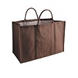 AUBRY GASPARD - Panier à Bûches Jute Plastifiée Marron - SBU1070 - vignette