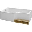 JACOB DELAFON - Baignoire bain douche 180 x 90 cm Neo blanc brillant gauche - vignette