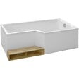 JACOB DELAFON - Baignoire bain douche 170 x 90 cm Neo blanc brillant droite - vignette
