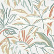 LUTECE - Papier peint Flora Vita - Terracotta, Vert - L.10,05xl.0,53m - vignette