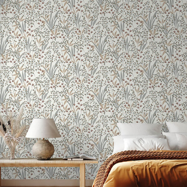 LUTECE - Floris vert, framboise - large