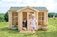 TIMBELA - TIMBELA M520 Maison en bois pour enfants - 241x187xH151cm / 2.63 m2 - vignette