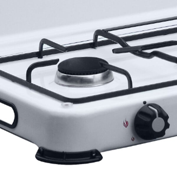 INTEC - Réchaud à gaz 3 feux 4100W - Brûleurs fonte Amovibles Grille et Couvercle - Plaque de Cuisson Gaz Butane ou Propane GOLD - large