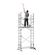 HAILO - Echafaudage roulant pour escalier avec montage rapide 2,4m/4,4m en aluminium Hailo Fast & Lock 5 - vignette