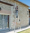 HAILO - Echelle transformable pro 3 plans 3x10 échelons 6m/6,8m en aluminium Hailo Pro - vignette