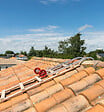 HAILO - Echelle plate de toit en bois pour couvreur avec crochet de toit 4m Hailo Safety Roof - vignette